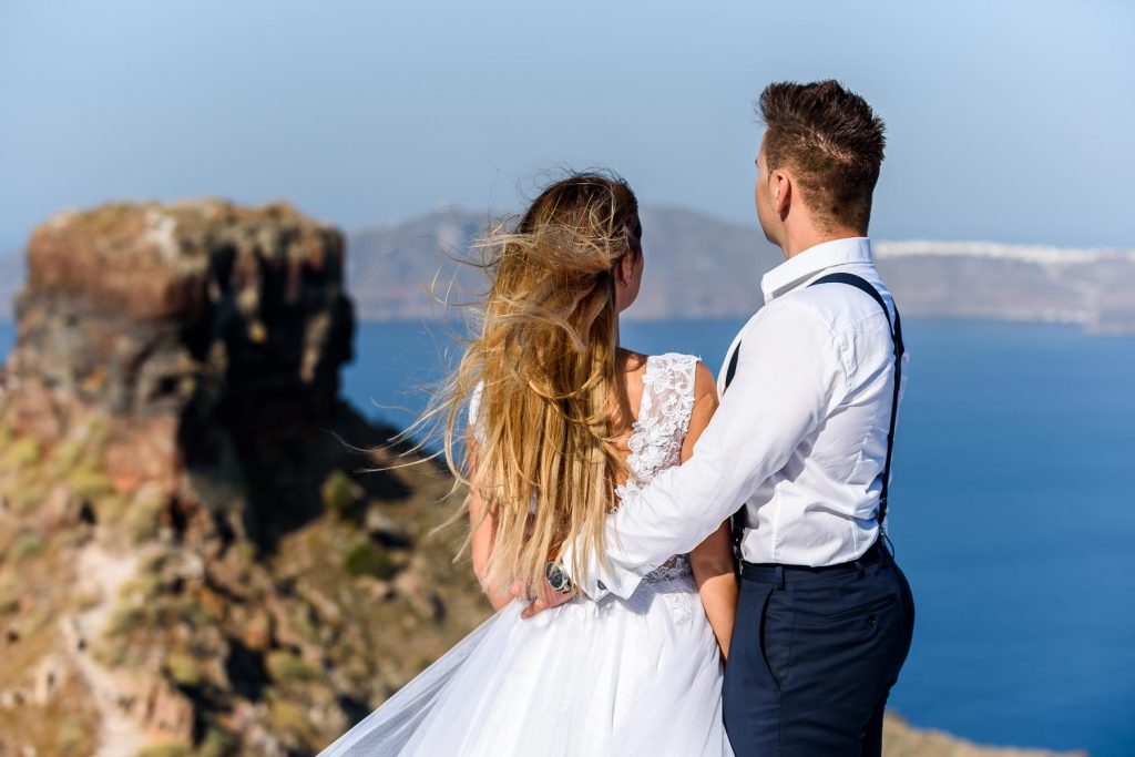 Sesja ślubna na Santorini